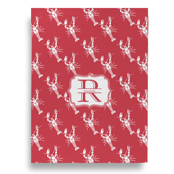 Crawfish Garden Flags - Large - Single Sided - FRONT