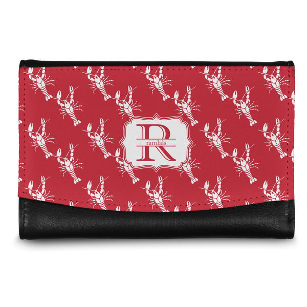 Custom Crawfish Genuine Leather Women's Wallet - Small (Personalized)