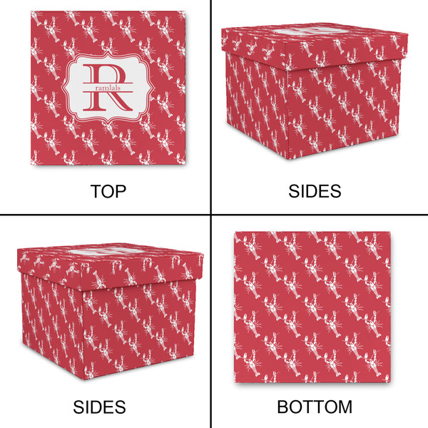Crawfish Gift Boxes with Lid - Canvas Wrapped - Large - Approval