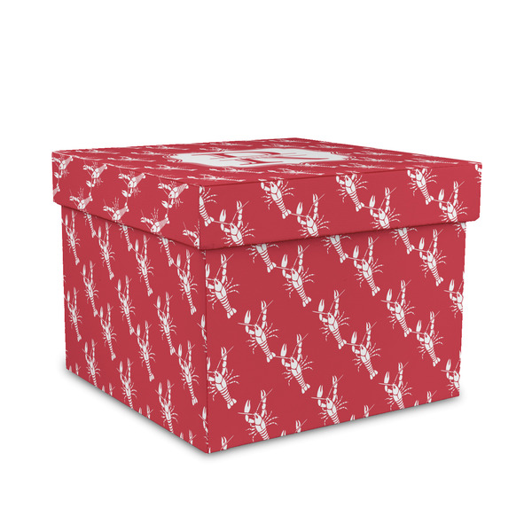Custom Crawfish Gift Box with Lid - Canvas Wrapped - Medium (Personalized)