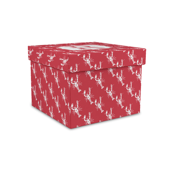 Custom Crawfish Gift Box with Lid - Canvas Wrapped - Small (Personalized)