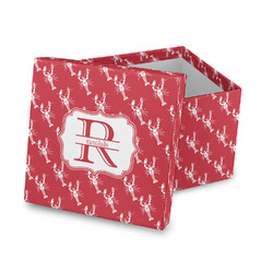 Crawfish Gift Box with Lid - Canvas Wrapped (Personalized)