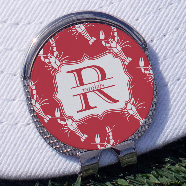 Custom Crawfish Golf Ball Marker - Hat Clip