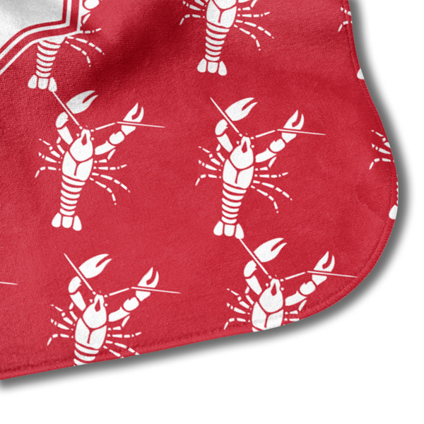 Crawfish Hooded Baby Towel- Detail Corner