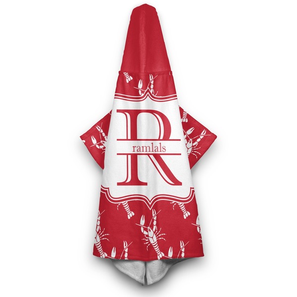 Crawfish Hooded Towel - Hanging