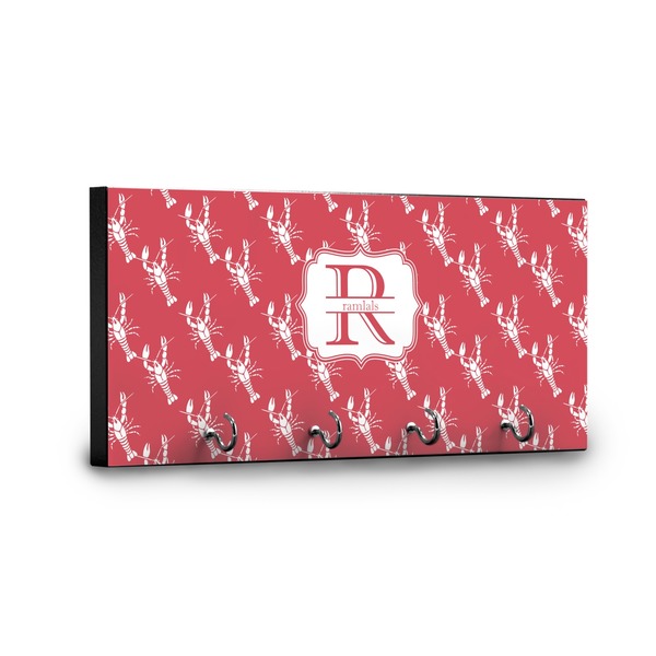 Crawfish Key Hanger - Front View with Hooks