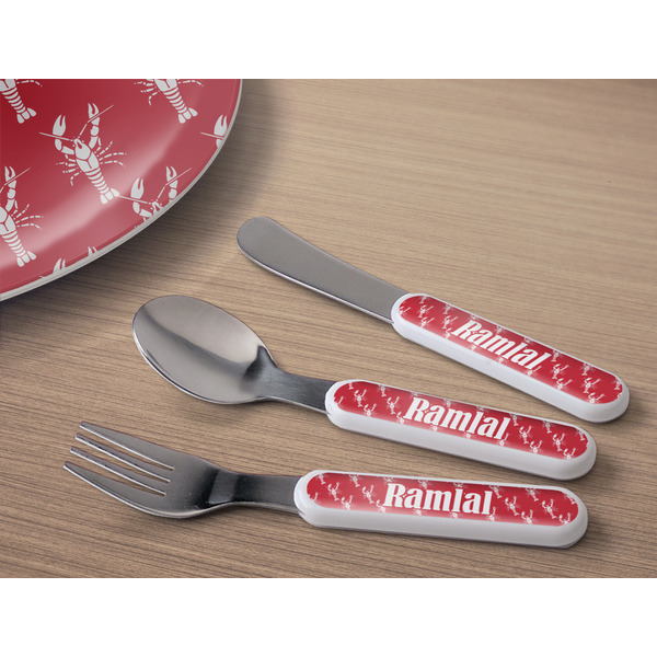 Crawfish Kids Flatware w/ Plate