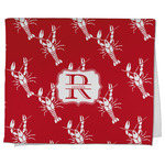 Crawfish Kitchen Towel - Poly Cotton w/ Name and Initial