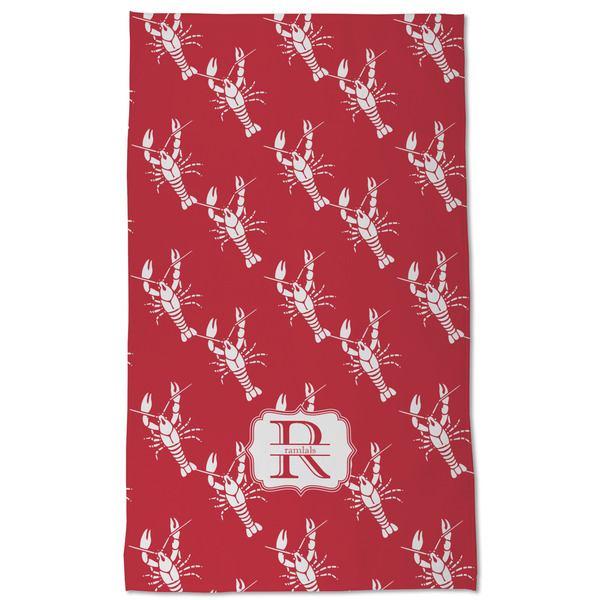 Crawfish Kitchen Towel - Poly Cotton - Full Front