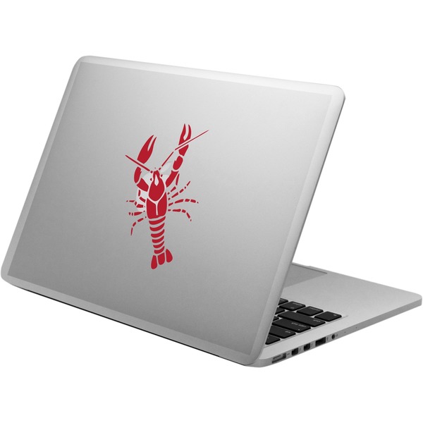 Custom Crawfish Laptop Decal