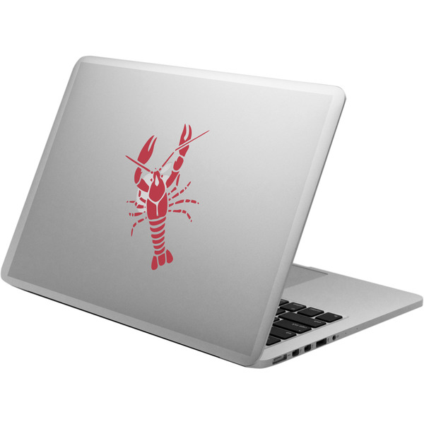 Custom Crawfish Laptop Decal