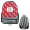 Crawfish Large Backpack - Gray - Front & Back View