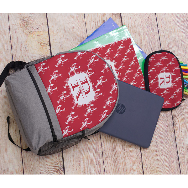 Crawfish Large Backpack - Gray - With Stuff