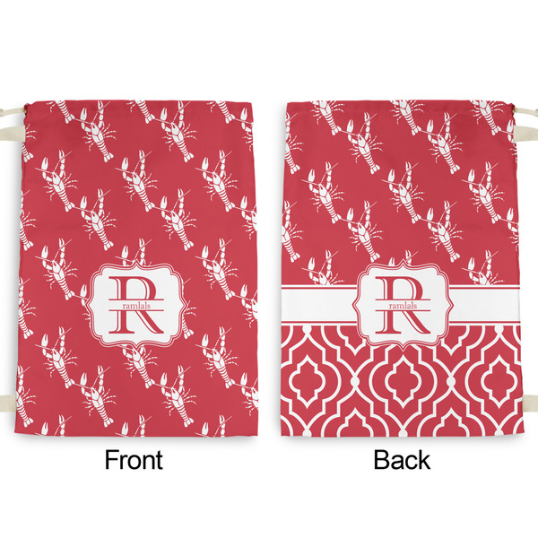 Crawfish Large Laundry Bag - Front & Back View