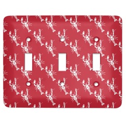 Crawfish Light Switch Cover (3 Toggle Plate)