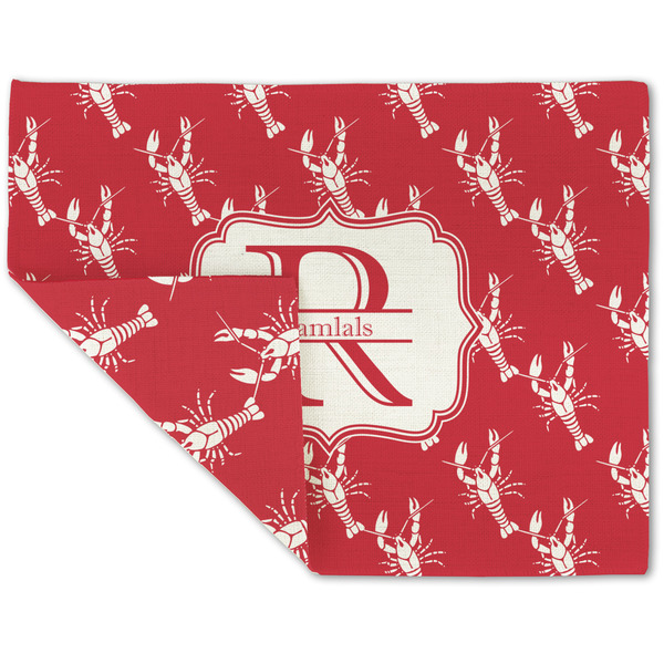 Crawfish Linen Placemat - Folded Corner (double side)