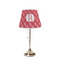 Crawfish Poly Film Empire Lampshade - On Stand