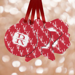 Crawfish Metal Ornaments - Double Sided w/ Name and Initial