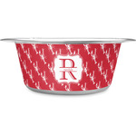 Crawfish Stainless Steel Dog Bowl - Large (Personalized)