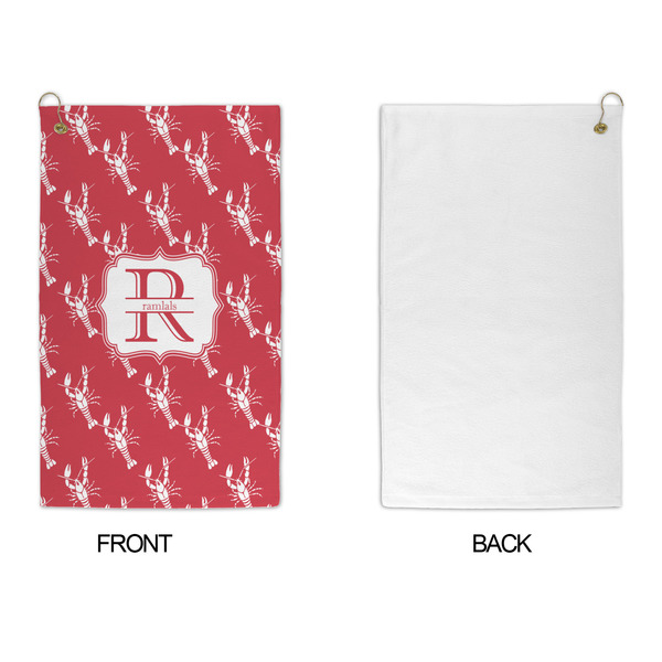 Crawfish Microfiber Golf Towels - APPROVAL