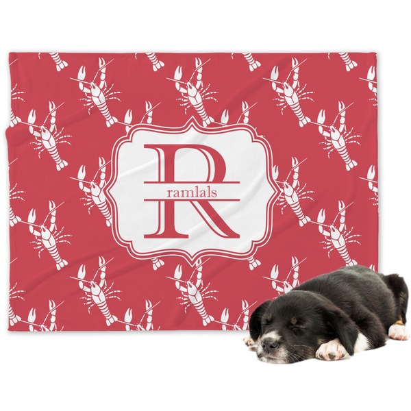 Custom Crawfish Dog Blanket - Regular (Personalized)