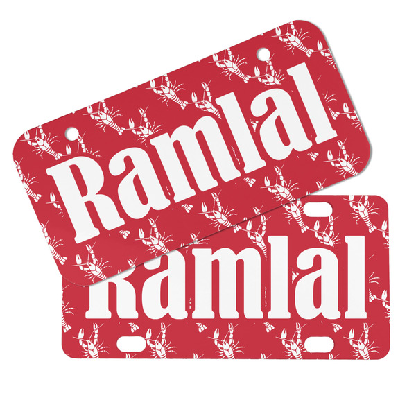 Crawfish Mini License Plates - MAIN (4 and 2 Holes)