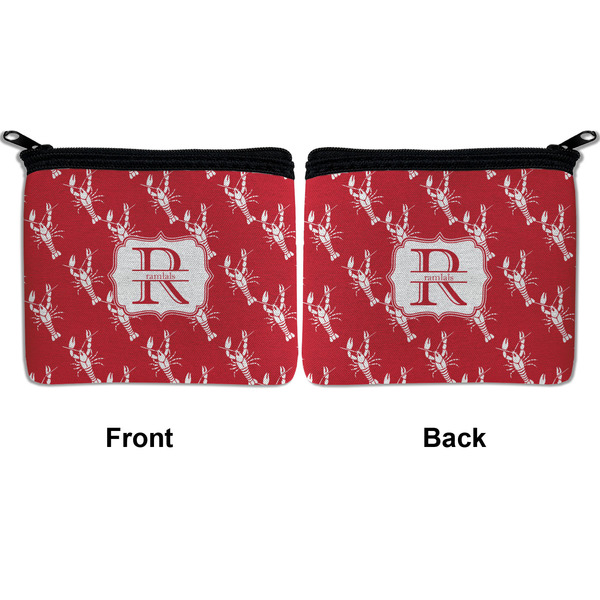 Crawfish Neoprene Coin Purse - Front & Back (APPROVAL)