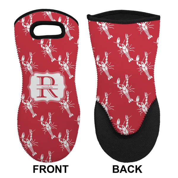 Crawfish Neoprene Oven Mitt (Front & Back)