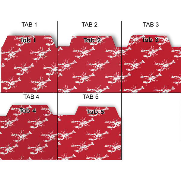 Crawfish Page Dividers - Set of 5 - Approval