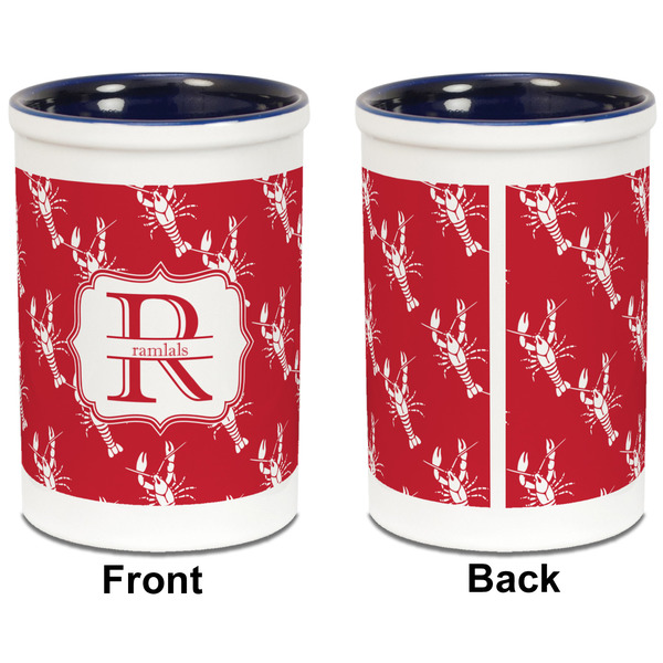 Crawfish Pencil Holder - Blue - approval