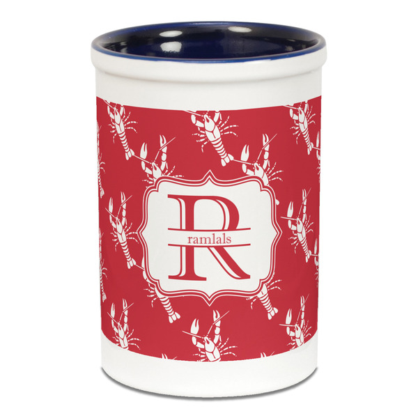 Crawfish Pencil Holder - Blue