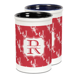 Crawfish Ceramic Pencil Holder - Large