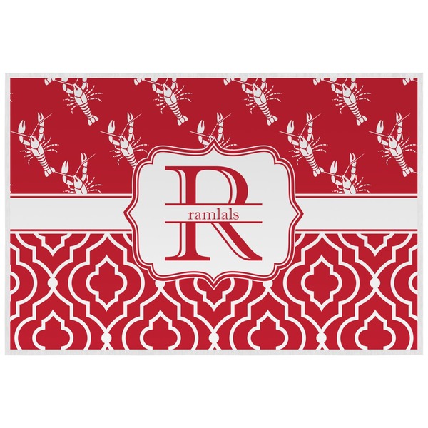 Crawfish Personalized Placemat (Back)