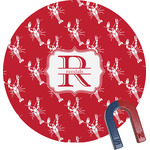 Crawfish Round Fridge Magnet (Personalized)