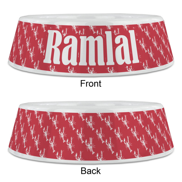 Crawfish Plastic Pet Bowls - Large - APPROVAL