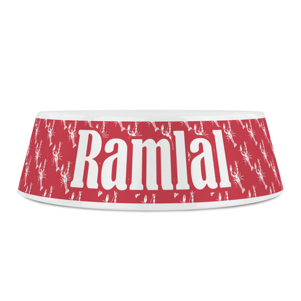 Crawfish Plastic Pet Bowls - Small - FRONT