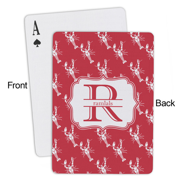 Crawfish Playing Cards - Approval