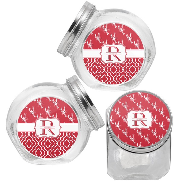 Crawfish Puppy Treat Jar - Top Left Right