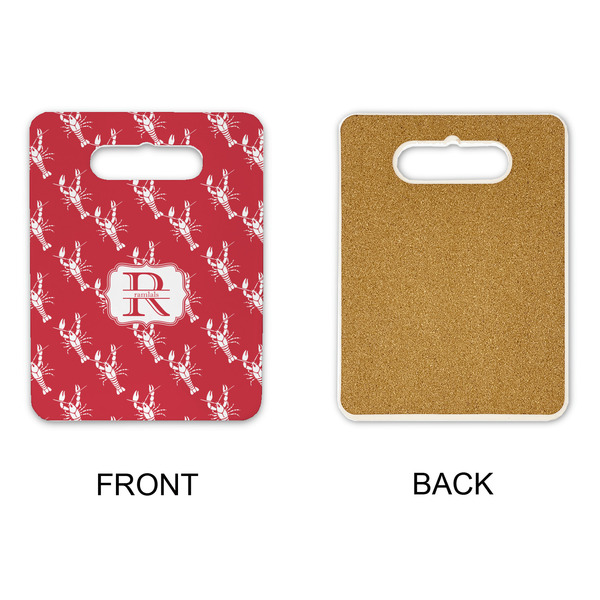 Crawfish Rectangle Trivet with Handle - APPROVAL