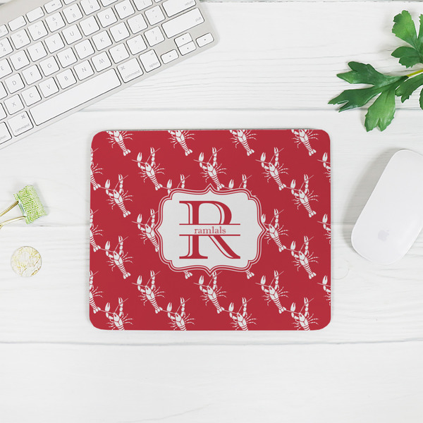 Crawfish Rectangular Mouse Pad - LIFESTYLE 2