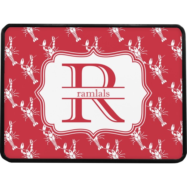 Crawfish Rectangular Trailer Hitch Cover (Personalized)