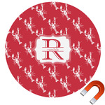 Crawfish Round Car Magnet - 6" (Personalized)