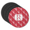 Crawfish Round Rubber Backed Coasters - Set of 4 (Personalized)