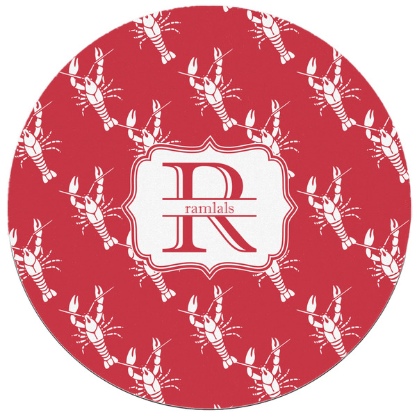 Crawfish Round Mousepad - APPROVAL