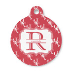 Crawfish Round Pet ID Tag - Small (Personalized)