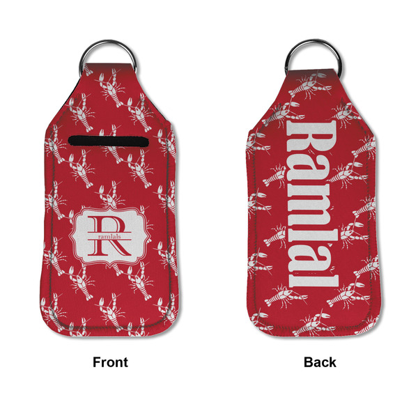 Crawfish Sanitizer Holder Keychain - Large APPROVAL (Flat)