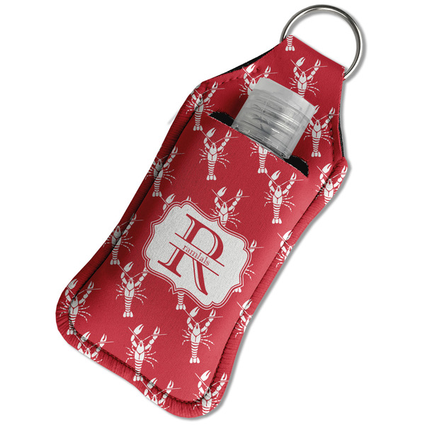 Crawfish Sanitizer Holder Keychain - Large in Case