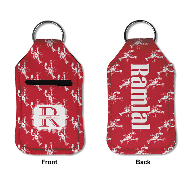 Crawfish Sanitizer Holder Keychain - Small APPROVAL (Flat)