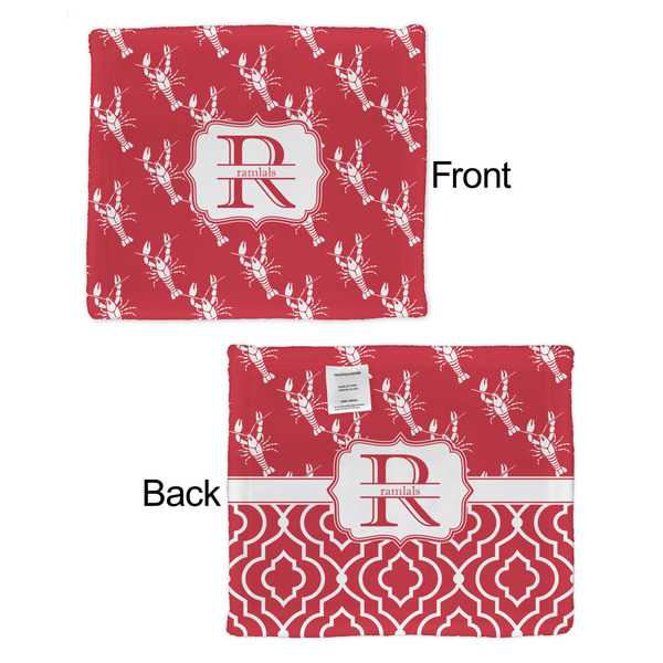 Crawfish Security Blanket - Front & Back View