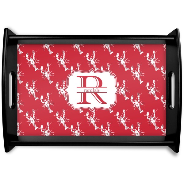 Custom Crawfish Wooden Tray (Personalized)